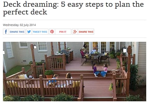 deck dreaming
